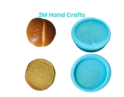 Deconstructed Burger Silicone 5 Mold Combo | Realistic Food Shape For Soap Embeds | Candle Embeds | Wax Melts Silicone Mold| Not Food Grade