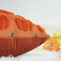 Decorative Pillow Covers, Fall Pumpkin, 18" x 18", 4-Pack
