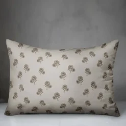 Delicate Floral Throw Pillow