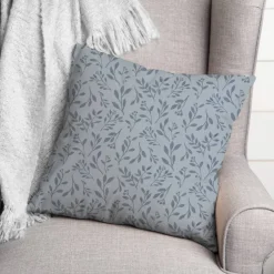 Delicate Floral Throw Pillow