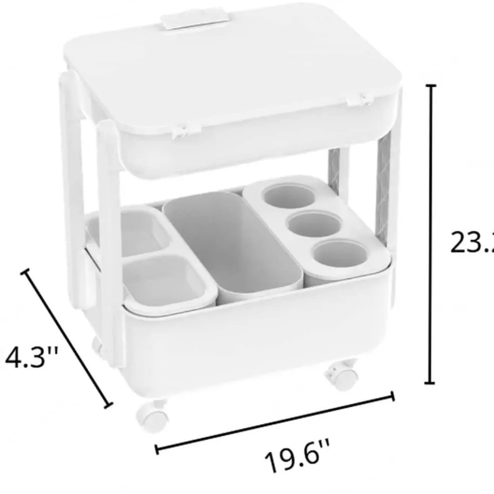Deli 2-Tier Craft Cart