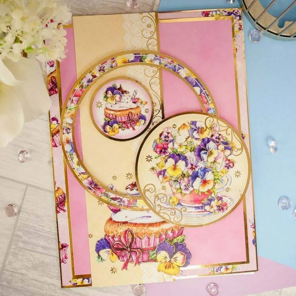 Deluxe Craft Pad - Perfect Pansies