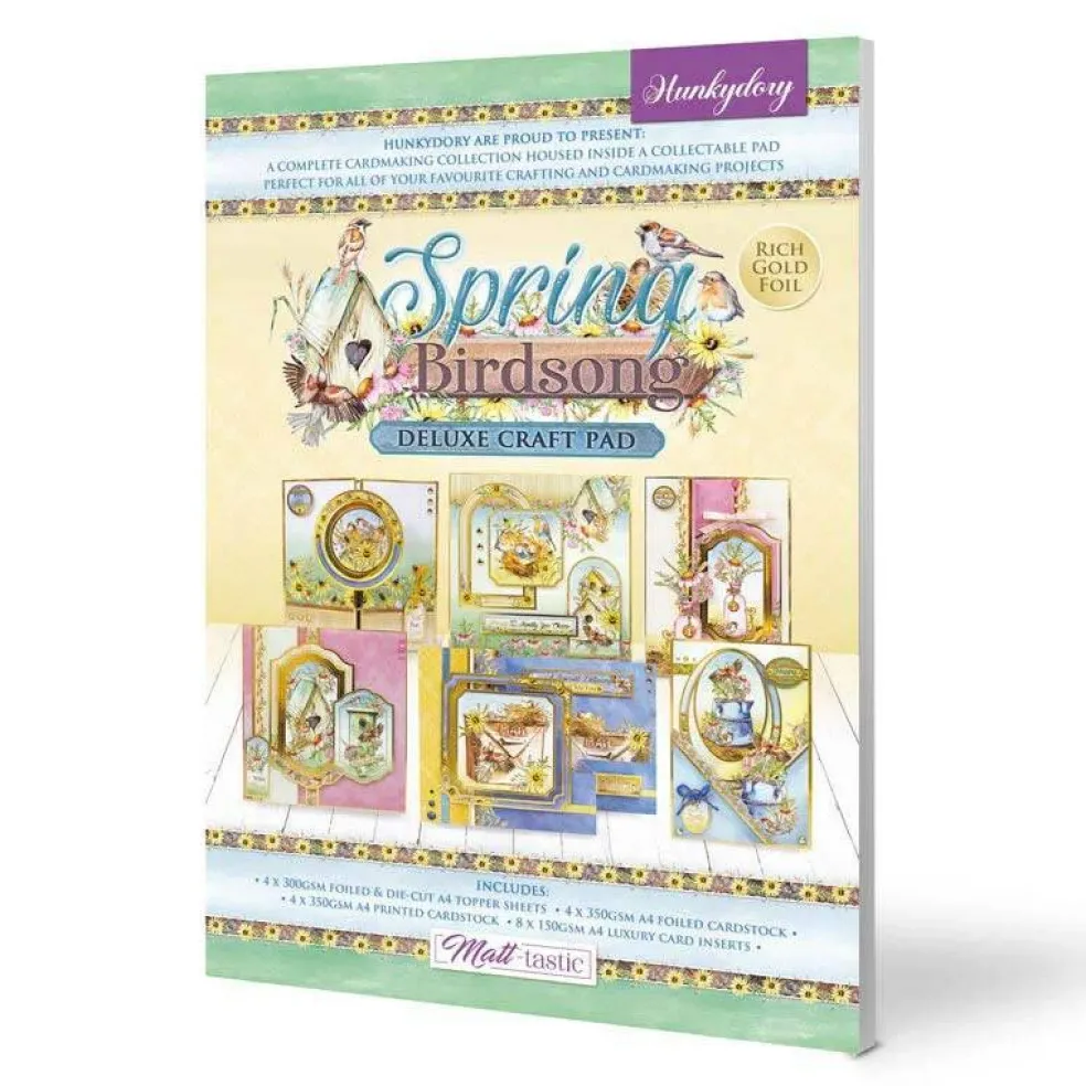Deluxe Craft Pad - Spring Birdsong