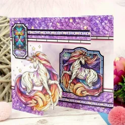 Deluxe Craft Pad - Stained Glass Mystical Worlds