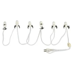 Department 56 Cross Product Village 6 Socket Lite Set W/Bulbs Lights 3in H
