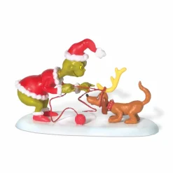 Department 56 Grinch Village All I Need Is A Reindeer Christmas Figurine 2in H