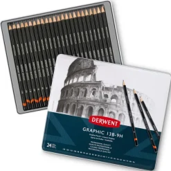 Derwent Graphite 24 Pencil Tin Set