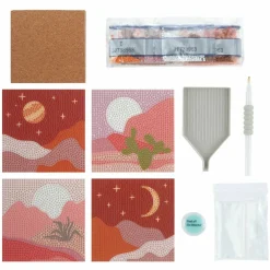 Desert Diamond Art Coaster Kit by Make Market®