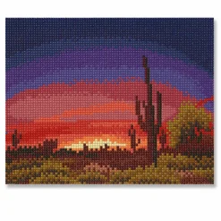 Desert Sunset Painting Diamond Art by Make Market®