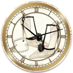 Designart Chic Glam Closet III Glam Wall Clock