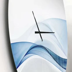 Designart '3D Wave Of Water Splash Modern Wall Clock