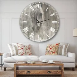 Designart 'Farmhouse Horse Farmhouse Wall Clock
