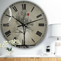 Designart Inevitable Cottage Wall Clock