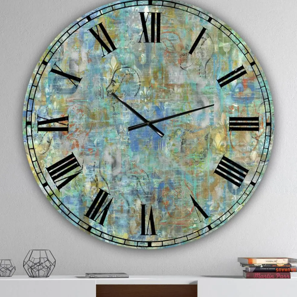Designart 'Mind Blown Large Modern Wall Clock