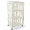 Design Ideas® 3-Tier Basket Shelf Rolling Cart