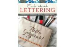Design Originals Embroidered Lettering Bk