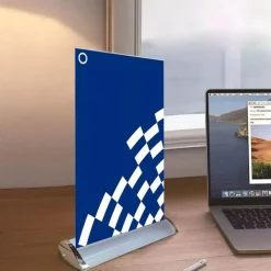 Desktop Mini Retractable Roll Up Banner Stand 8.5