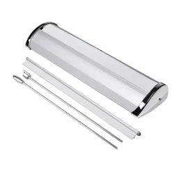 Desktop Mini Retractable Roll Up Banner Stand 8.5