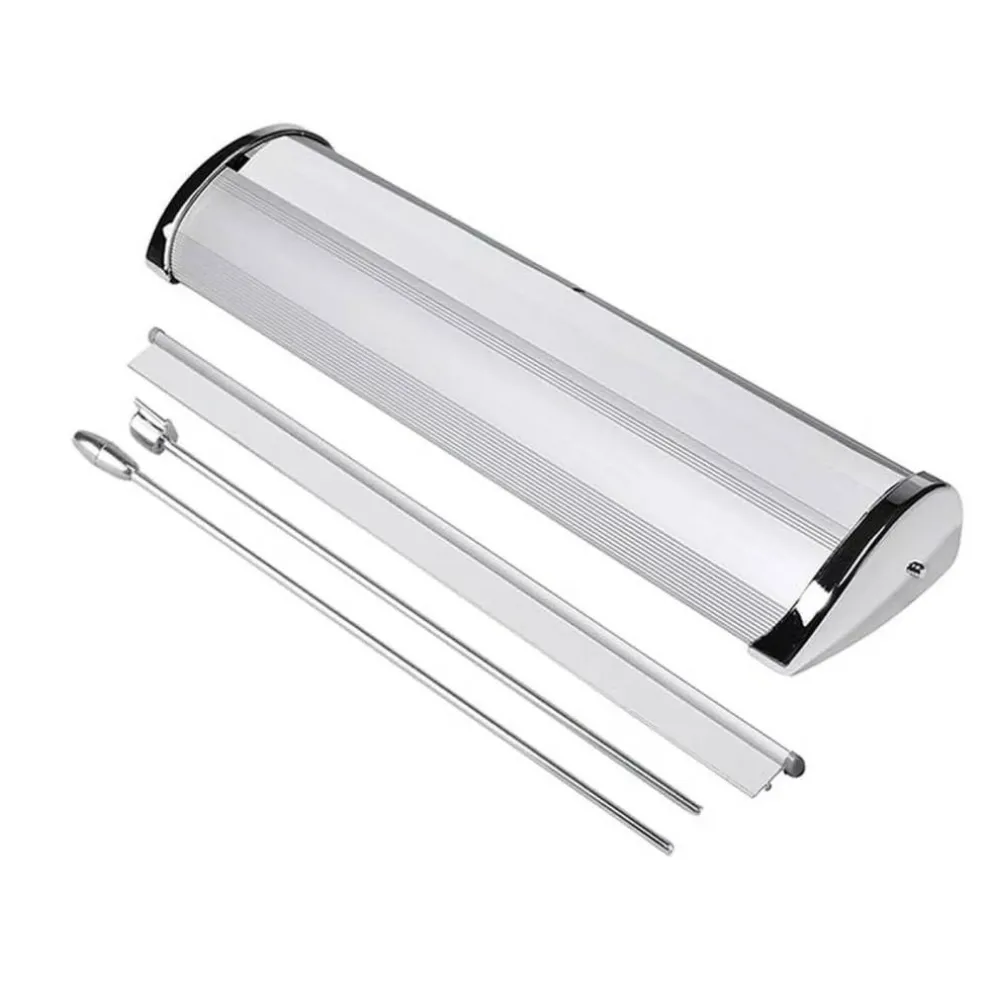 Desktop Mini Retractable Roll Up Banner Stand 8.5"x11" / A4 Table Top