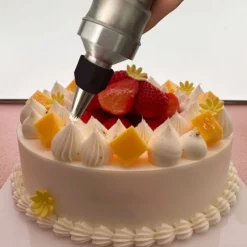 Dessert Decorating Piping Syringe Set Cake Decorating Tool Cookie Gun Press 11.2