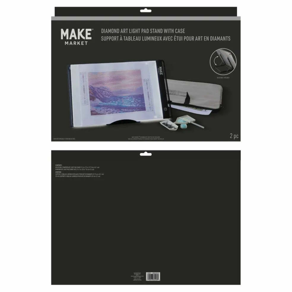 Diamond Art Light Pad Stand with Case by Make Market®