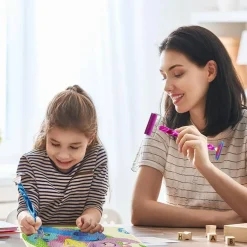 diamond art pens tools diamond painting accessories kit with screw metal tip roller diamond painting pen drill bead dot pens for art craft nail (purple pen color 6)