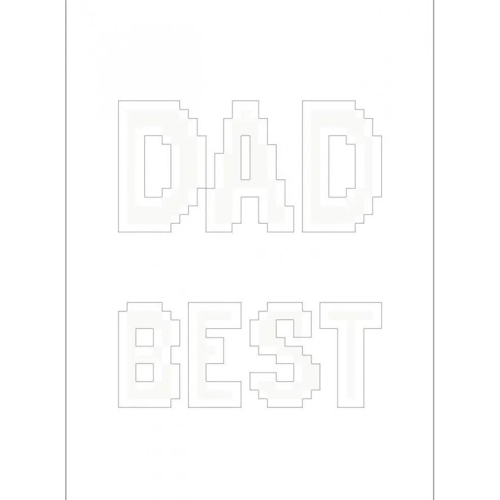 Diamond Dotz® Best Dad Diamond Painting Greeting Card Kit