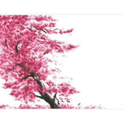 Diamond Dotz® Cherry Blossom Mountain Diamond Painting Kit