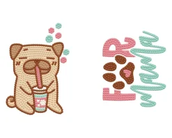 Diamond Dotz® Dog & Fur Mama Iron-On 'n' Dot Kit