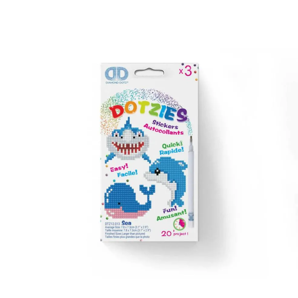 Diamond Dotz® Dottiez® Sea Stickers Diamond Painting Artwork Kit
