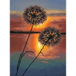 Diamond DotzĀ® Evening Lake Diamond Painting Kit