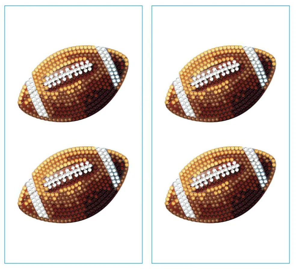 Diamond Dotz® Football Iron-On 'n' Dot Kit