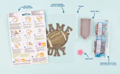 Diamond Dotz® Gameday Football Iron-On 'n' Dot Kit
