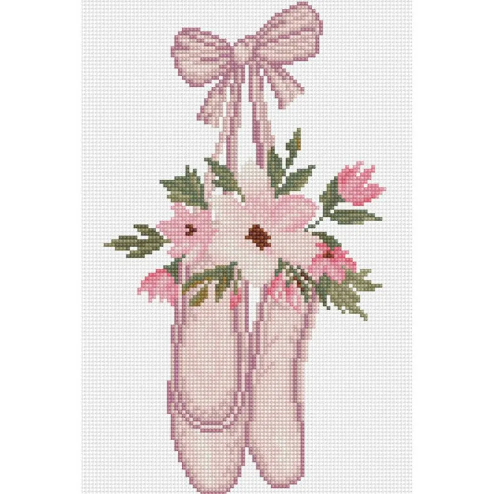 Diamond Dotz® Intermediate Ballet Slippers Diamond Painting Kit