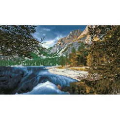 Diamond Dotz® Intermediate Braies Lake, Dolomites, Italy Diamond Painting Kit