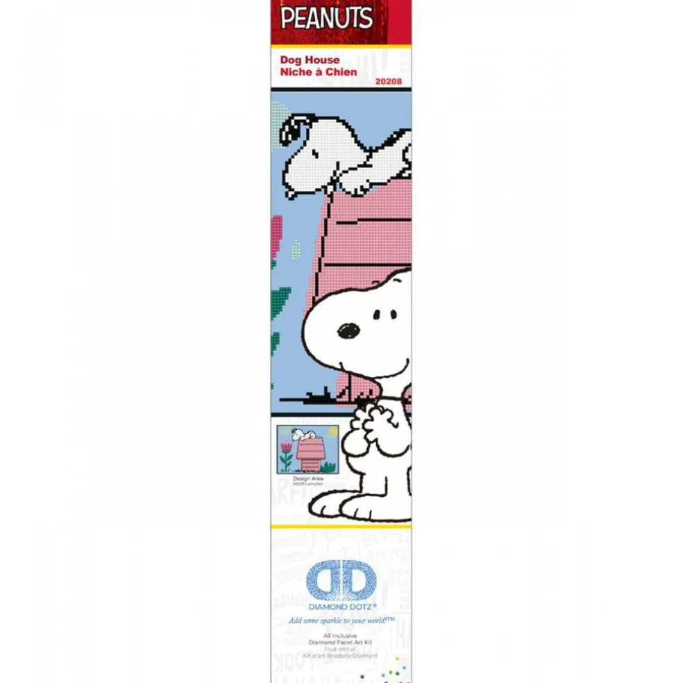 Diamond Dotz® Intermediate Dog House (Peanuts) Diamond Painting Kit