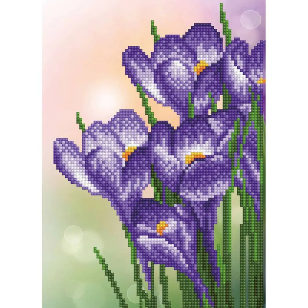 Diamond Dotz® Intermediate Spring Crocus Diamond Painting Kit