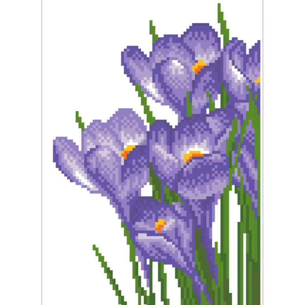 Diamond Dotz® Intermediate Spring Crocus Diamond Painting Kit