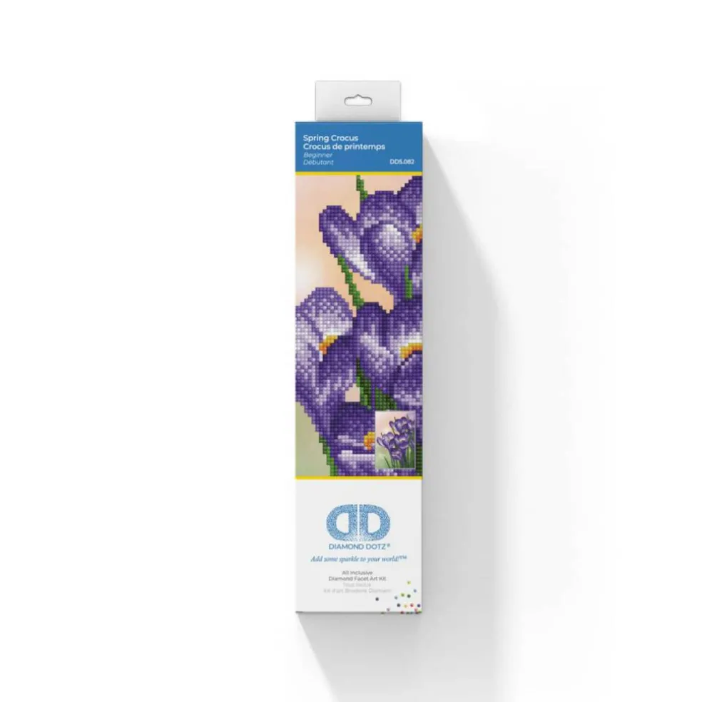 Diamond Dotz® Intermediate Spring Crocus Diamond Painting Kit