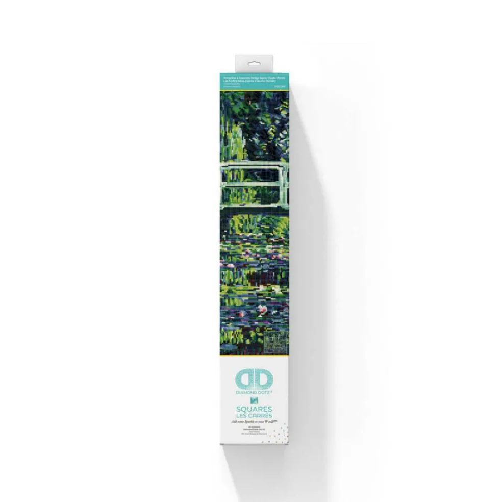 Diamond Dotz® Intermediate Water Lilies and Japanese Bridge Diamond Art Painting Kit