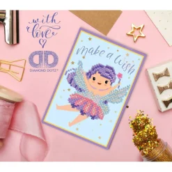 Diamond Dotz® Make a Wish Diamond Painting Greeting Card Kit