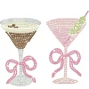 Diamond Dotz® Martini Pair Iron-On 'n' Dot Kit