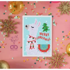 Diamond Dotz® Merry Christmas Llama Diamond Painting Kit