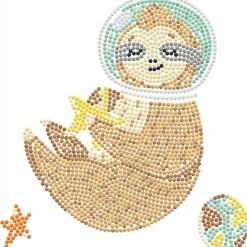 Diamond DotzĀ® Sloth Universe Diamond Box Painting Kit