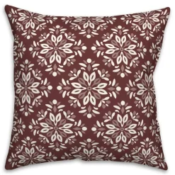 Diamond Medallions Indoor/Outdoor Throw Pillow
