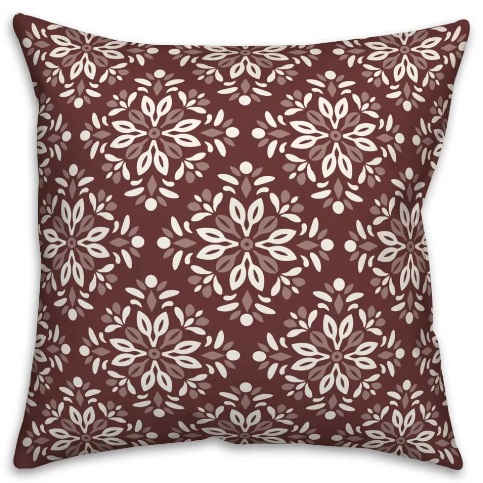 Diamond Medallions Indoor/Outdoor Throw Pillow