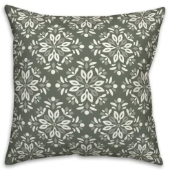 Diamond Medallions Indoor/Outdoor Throw Pillow