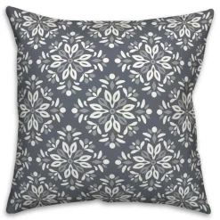 Diamond Medallions Indoor/Outdoor Throw Pillow