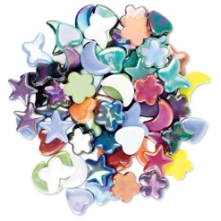 Diamond Tech Whimsy Shape Tiles - Iridescent, 1 lb