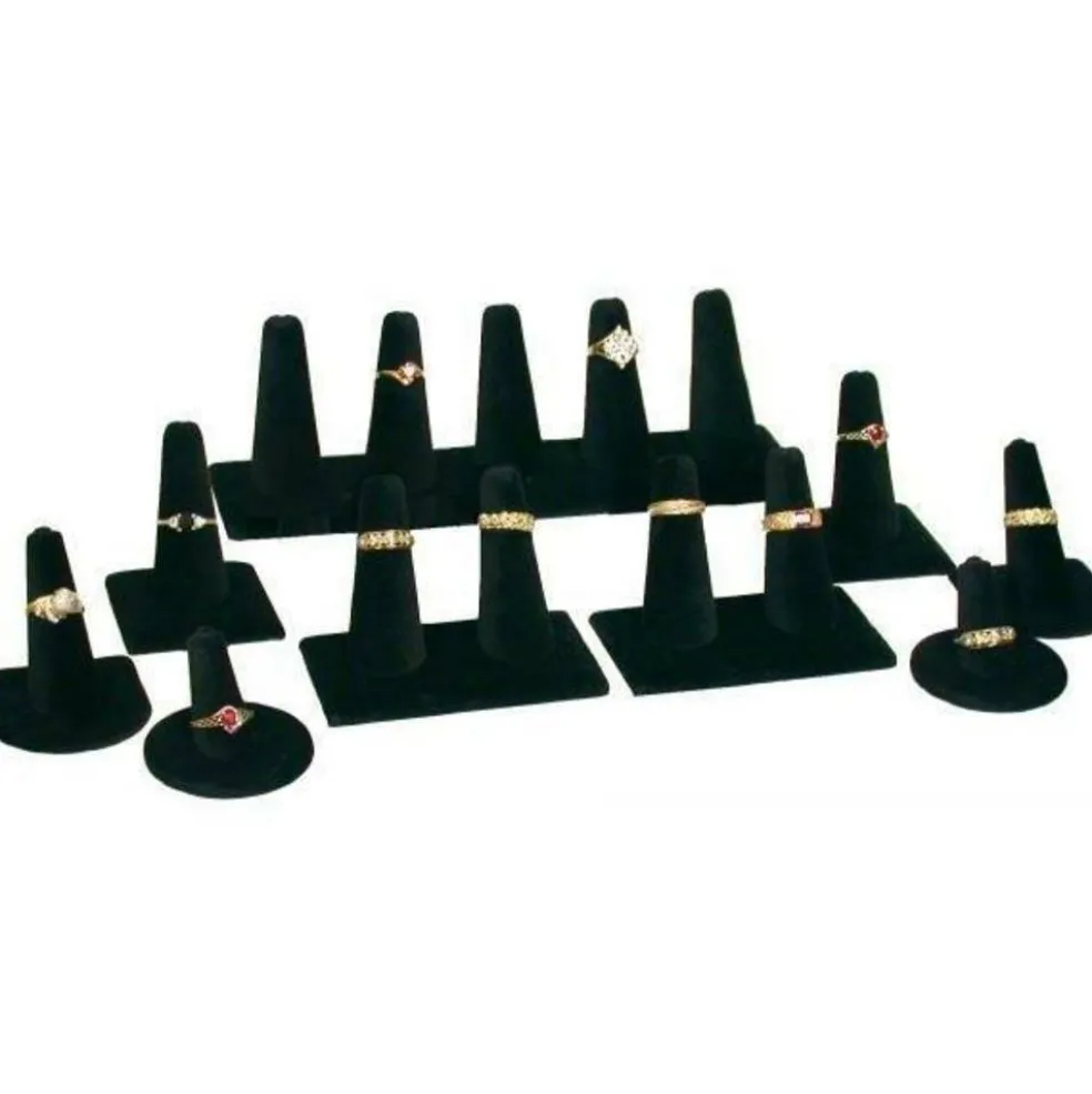 9 Diff Ring Finger Jewelry Display Fixtures